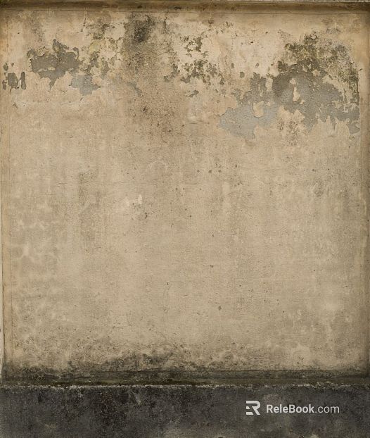 Yellowing white wall texture