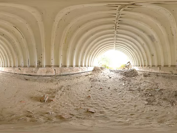 indoor tunnel day hdr 3d model