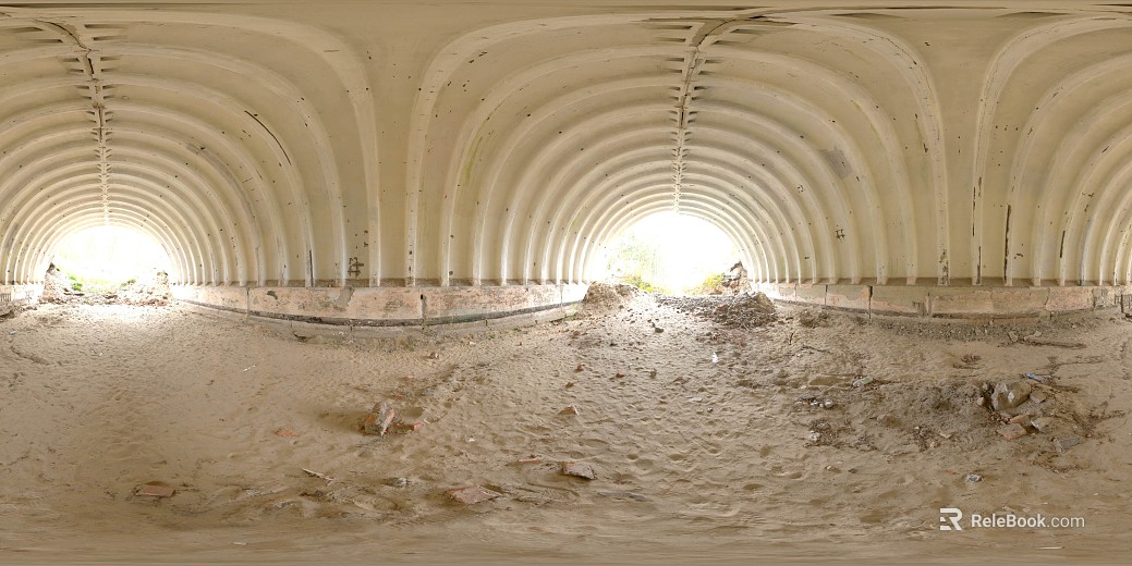indoor tunnel day hdr texture