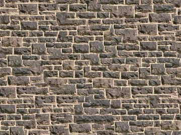 Dark gray brick wall, building exterior wall texture (ID:ffaeh078776)