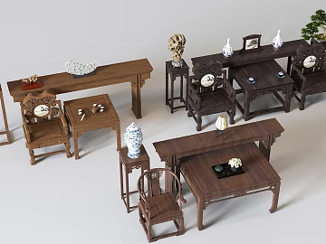 Chinese dark brown solid wood living room furniture texture (ID:ffaeh412686)