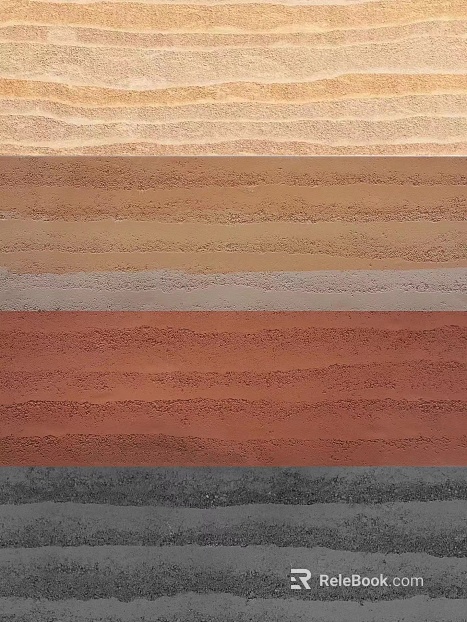 Cement red rammed earth wall texture