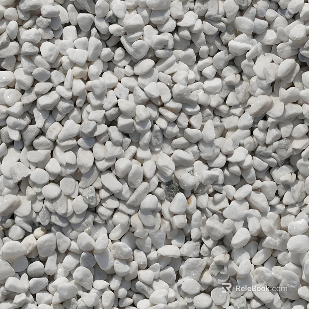 Pebbles Stone White Stone texture