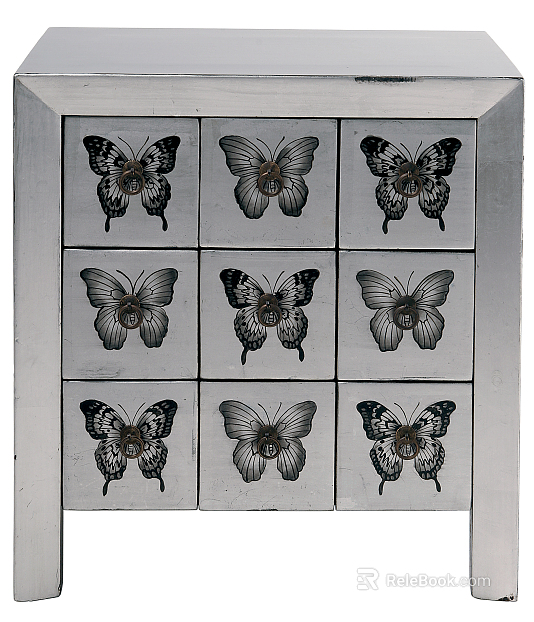 Cabinet light gray skin feeling cabinet body material texture
