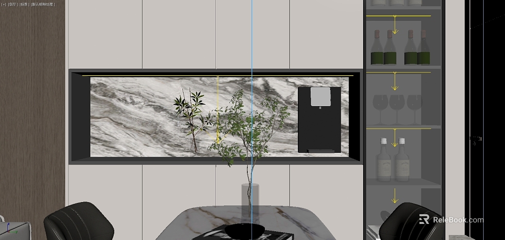 Light luxury gray gentian stone restaurant background wall texture