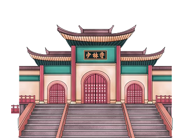 Chinese-style Shaolin Temple Ancient Building Scene Material texture (ID:ffaeh205494)
