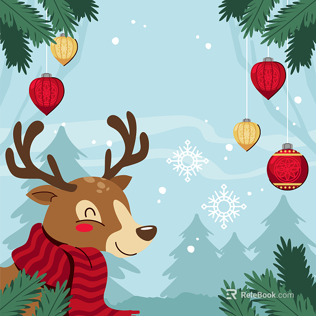 Christmas Mural texture