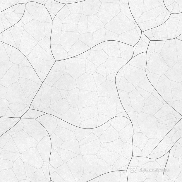 Light gray ice crack tile living room ground texture