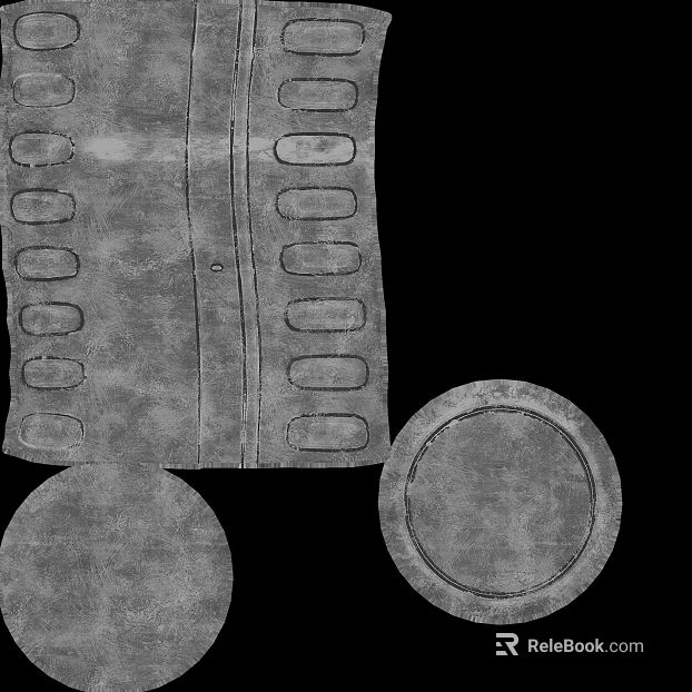 Black and white relief texture