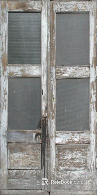 Retro Style Grey White Old Wooden Door Interior Door texture