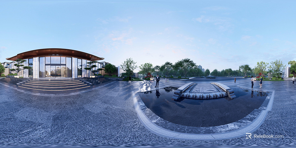entrance landscape of hdr community texture