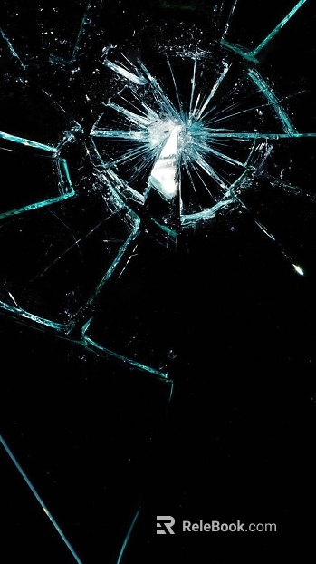 Broken glass texture