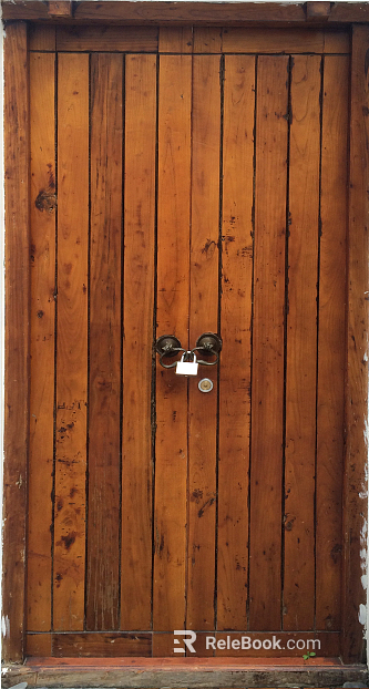 Wooden door texture