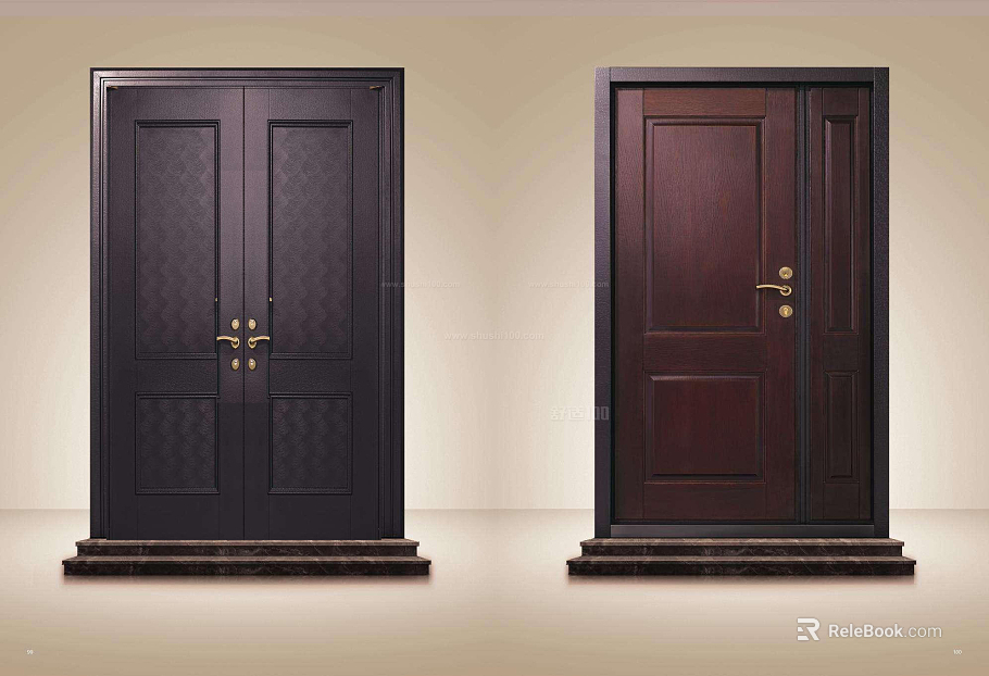 Wooden door texture