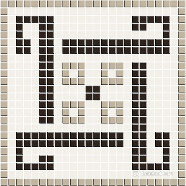 ceramic mosaic texture