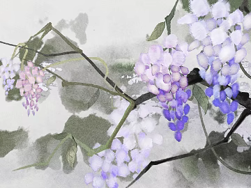 Plant painting texture (ID:ffaeg66836)