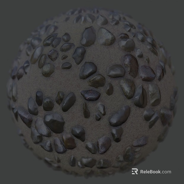 Gravel PBR texture