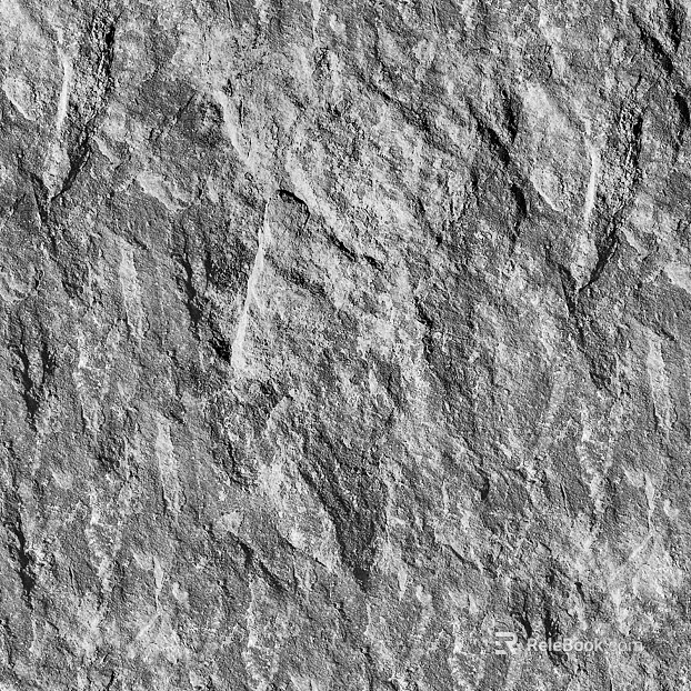 Rock old wall black and white texture