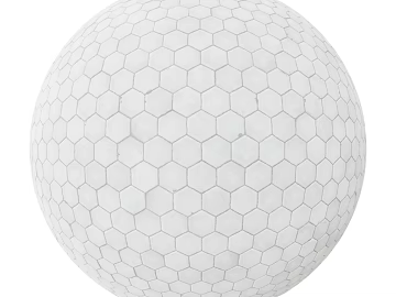 Hexagonal Brick PBR texture (ID:ffach138351)
