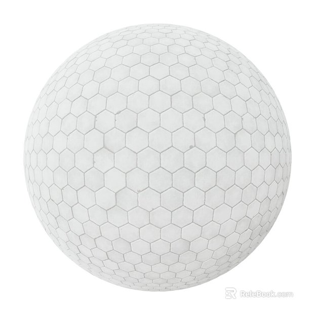 Hexagonal Brick PBR texture