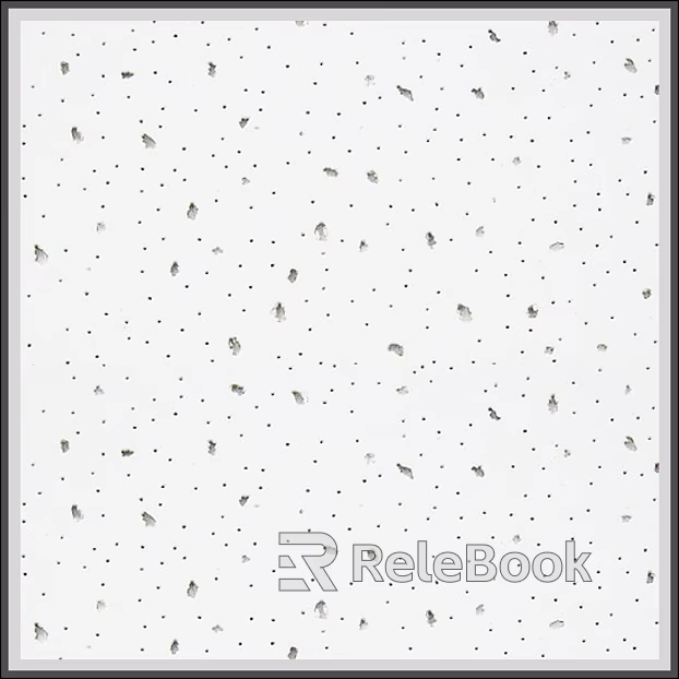 Mineral wool board texture
