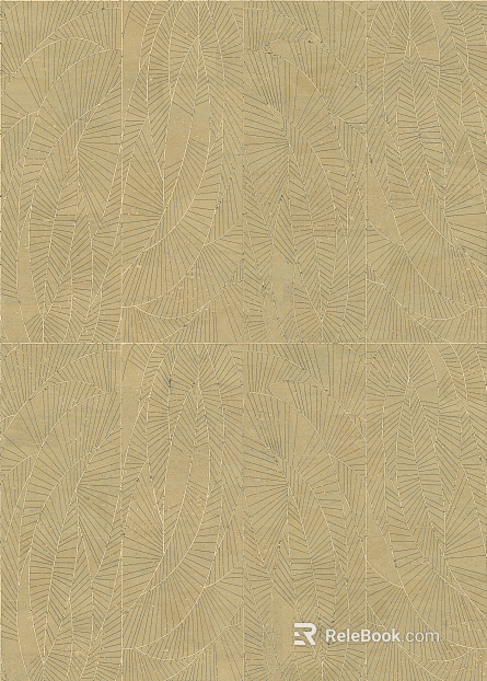 Du Baolan Light Luxury Retro Log Cork Leaf Laser Engraving Wallpaper texture