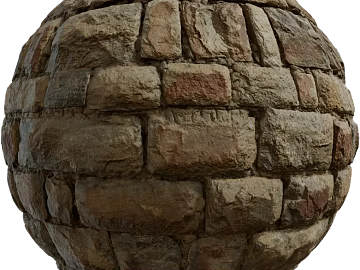 Brick wall PBR texture (ID:ffach493664)
