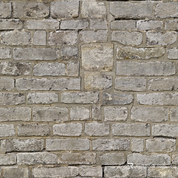 Neat stone brick wall seamless texture