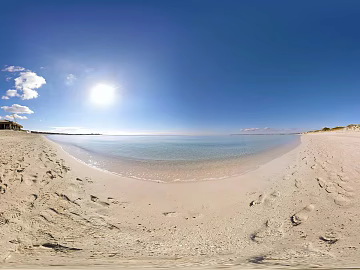Outdoor Seaside Beach Desert Sunny Day HDR texture (ID:ffach149263)