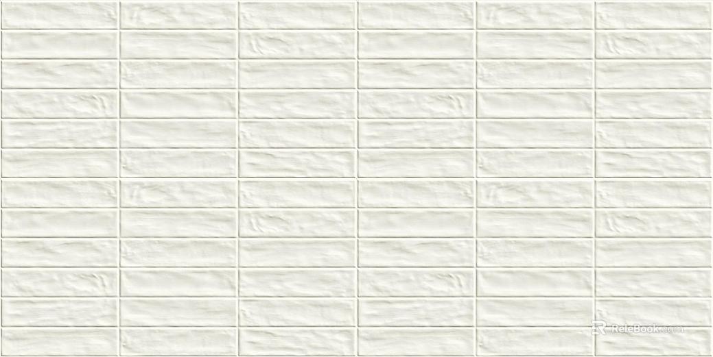 White brown pearl shell glaze strip brick texture