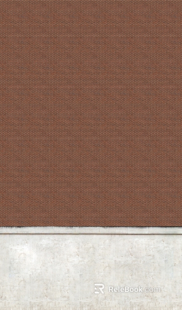 Red-brown brick wall exterior wall finish texture