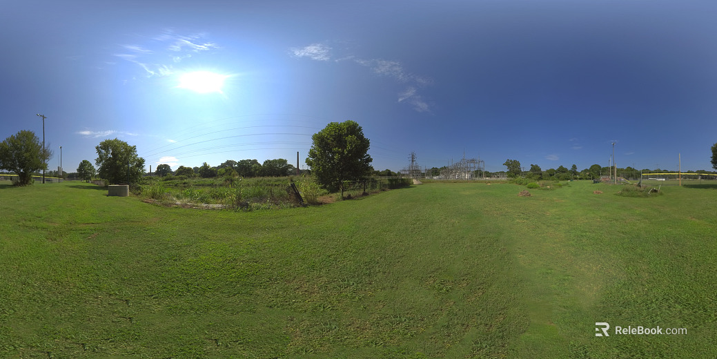 Sunny Day Outdoor Activities Lawn HDR texture