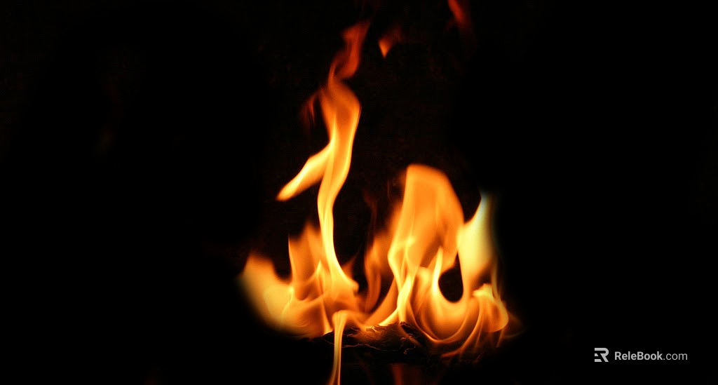 Flame texture texture