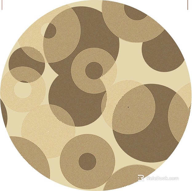 Round carpet texture