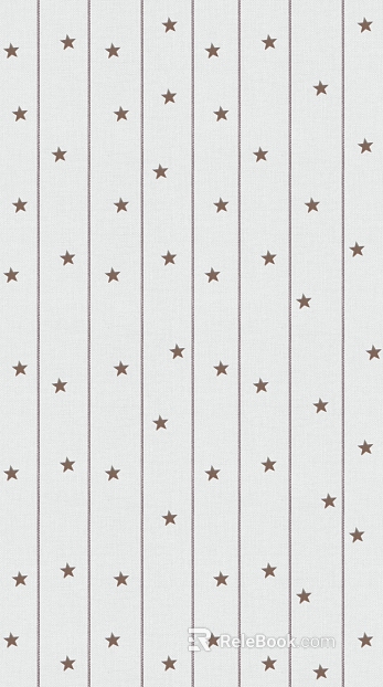 Light meter bottom star striped wallpaper bedroom background wall texture