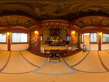 Indoor Buddha Hall Space HDR texture (ID:ffabg19931)