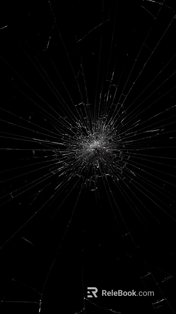 Broken glass texture