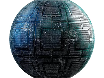 Sci-Fi Exterior Wall PBR texture (ID:ffach188794)