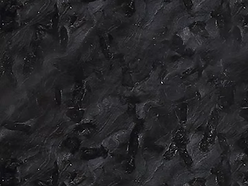 Black Quartz Kitchen Countertop 3d model