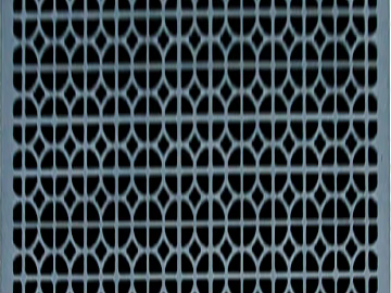Gray metal perforated panel for interior decoration texture (ID:ffaeh711389)
