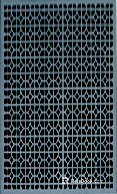 Gray metal perforated panel for interior decoration texture