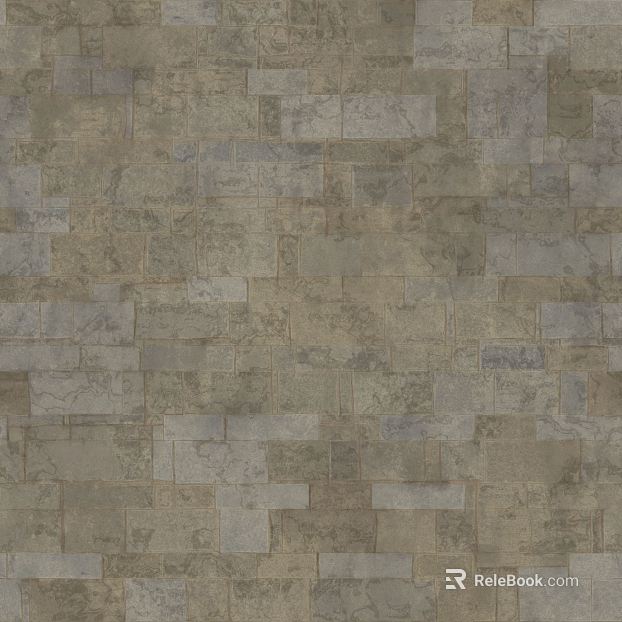 Gray yellow antique culture stone wall stone texture