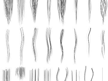 Black and white line brush painting design material texture (ID:ffaeh556239)
