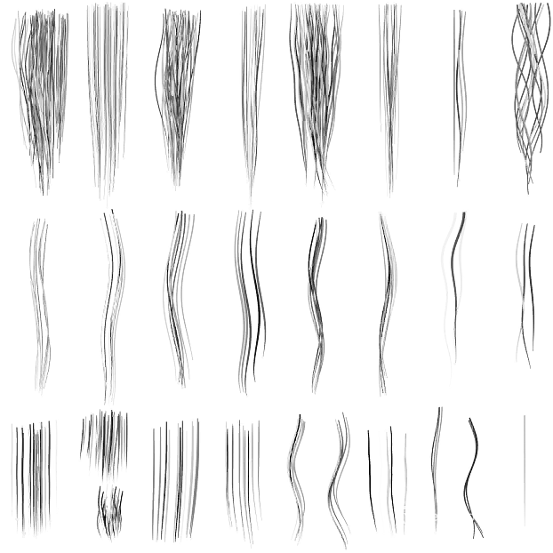 Black and white line brush painting design material texture