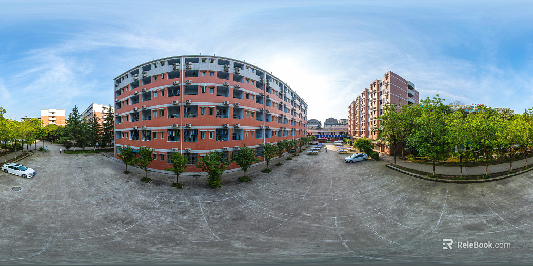 HDR City Campus Campus Panorama texture