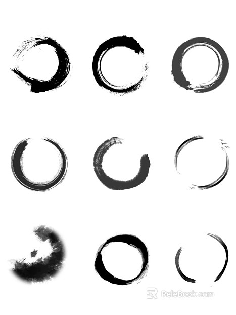 Ink and wash texture