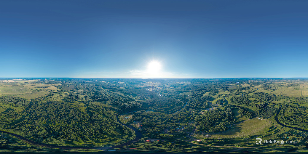 Forest River Field HDR texture