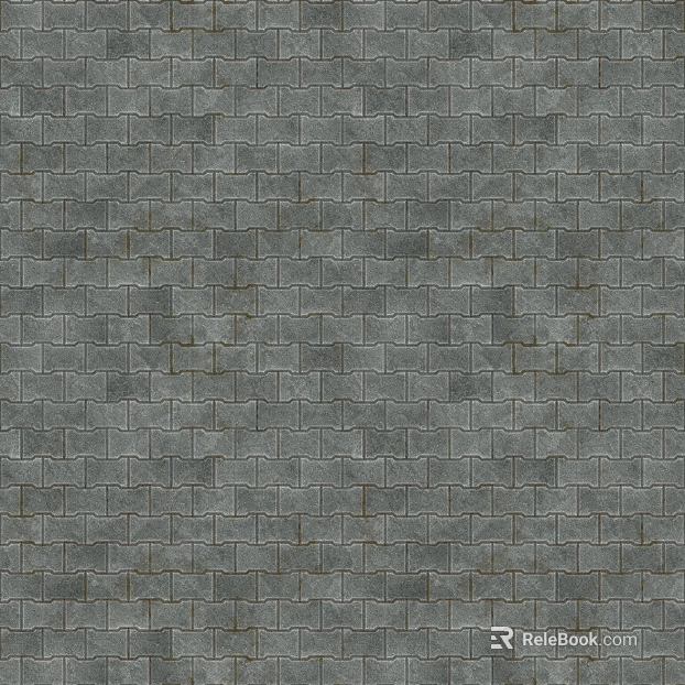 Dark gray stone brick outdoor pavement texture