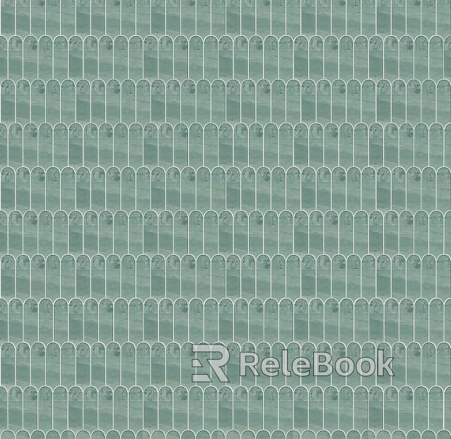 Feather Tile Morandi Color Tile Seamless texture