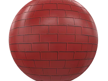 Brick wall PBR texture (ID:ffach240964)
